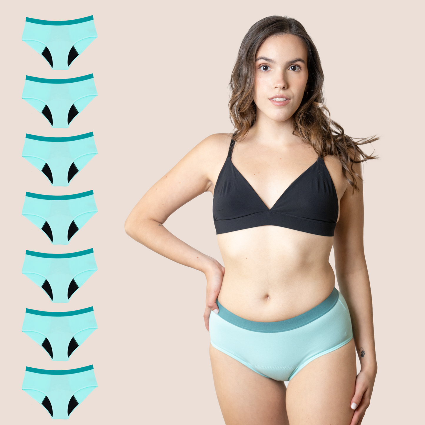 BRAGA_CLASICA_TURQUESA_NINA PACK 7