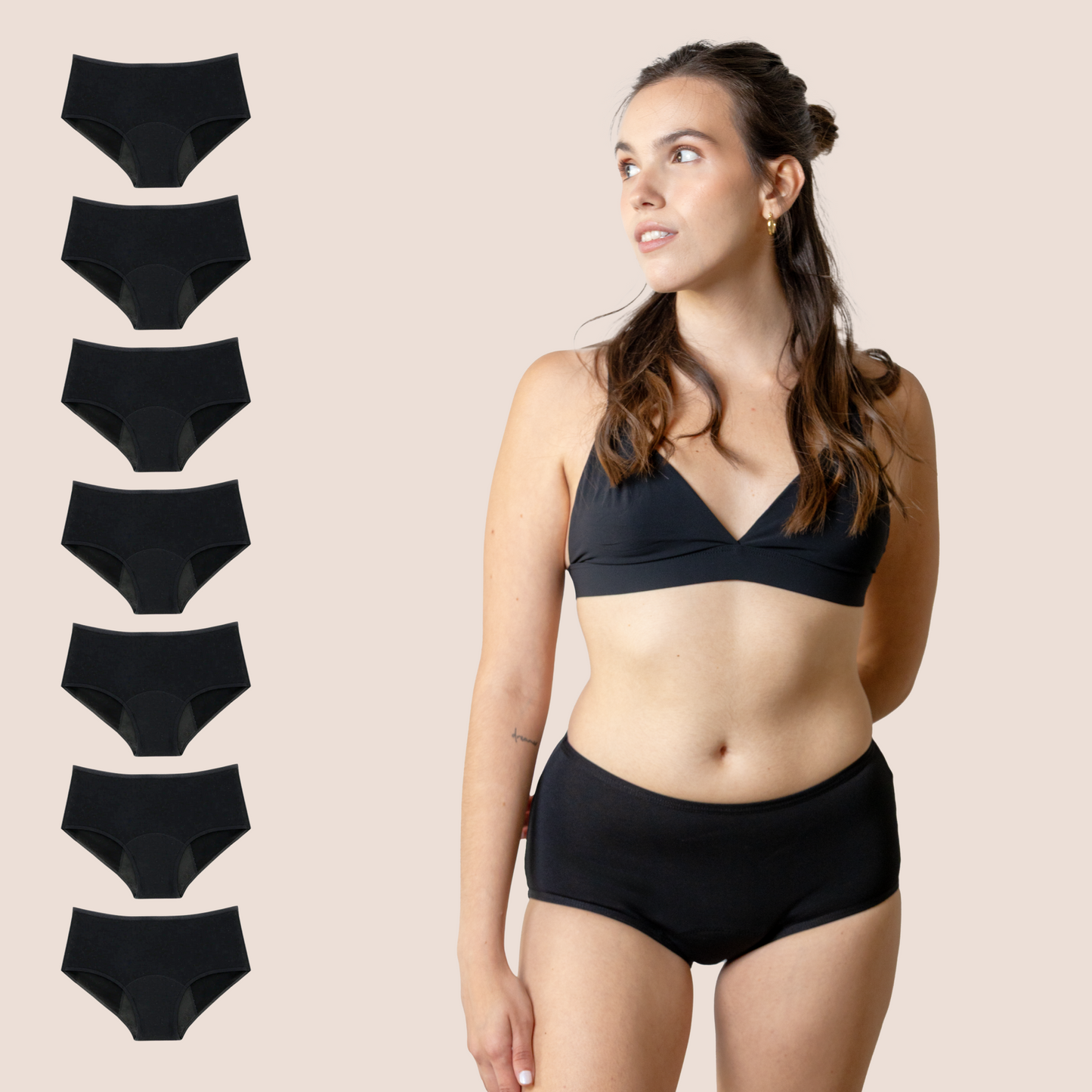 BRAGA TIRO ALTO NEGRA NINA PACK 7