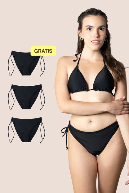 Bikini Menstrual para niñas | Brasileño con Nudo