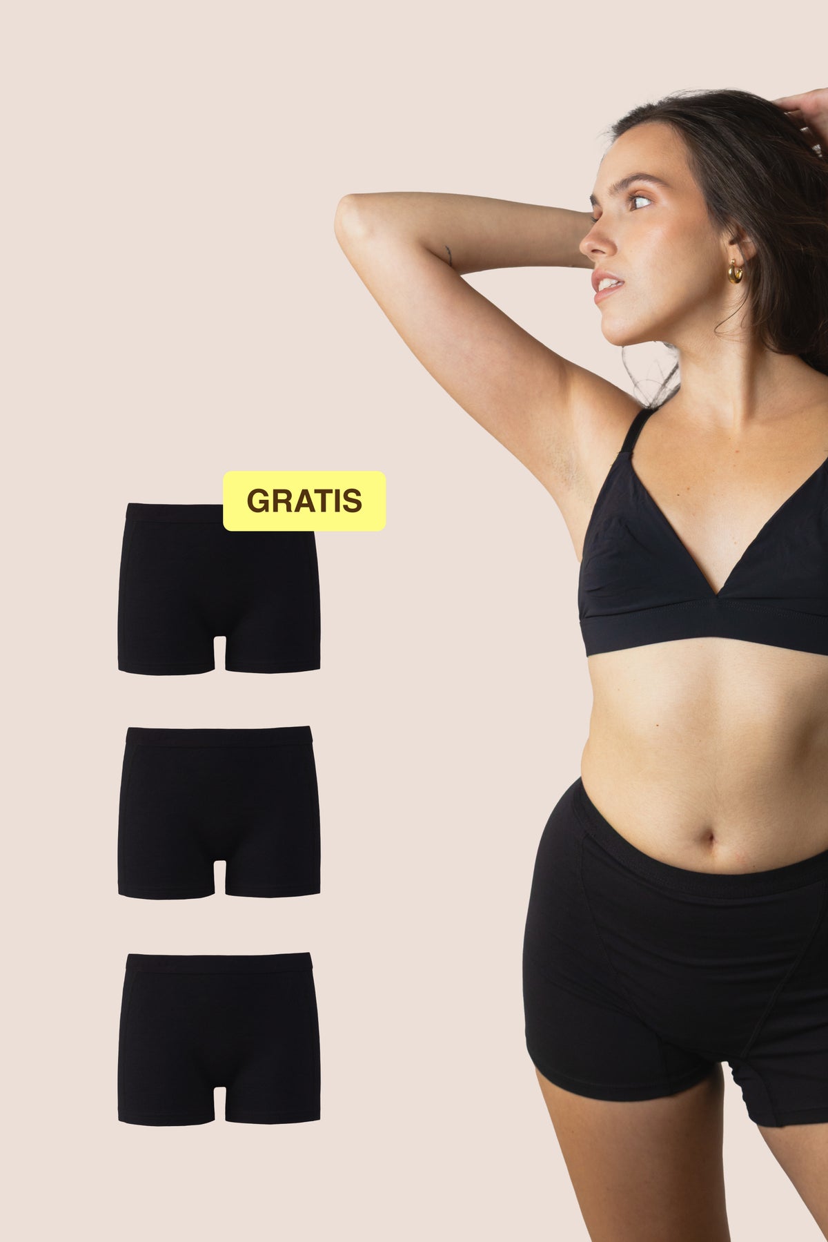 Bóxers Menstruales para niñas | Clásicos