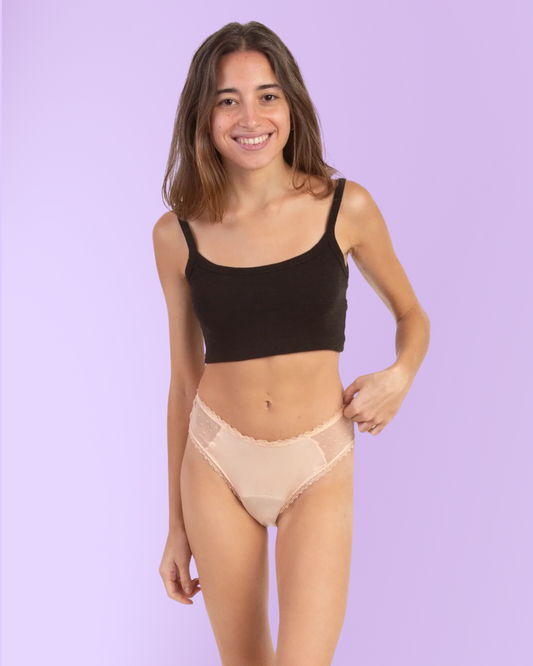 bragas menstruales para niñas transparencia beige general