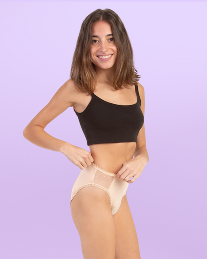 bragas menstruales para niñas transparencia beige general