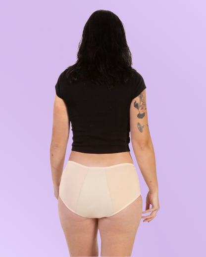 bragas menstruales tiro alto beige general