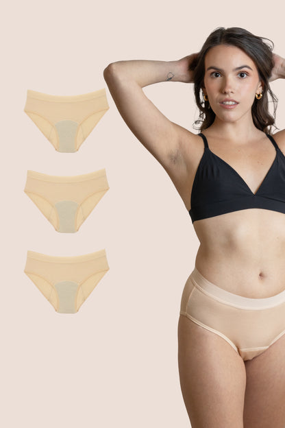 BRAGA CLASICA BEIGE NINA PACK 3