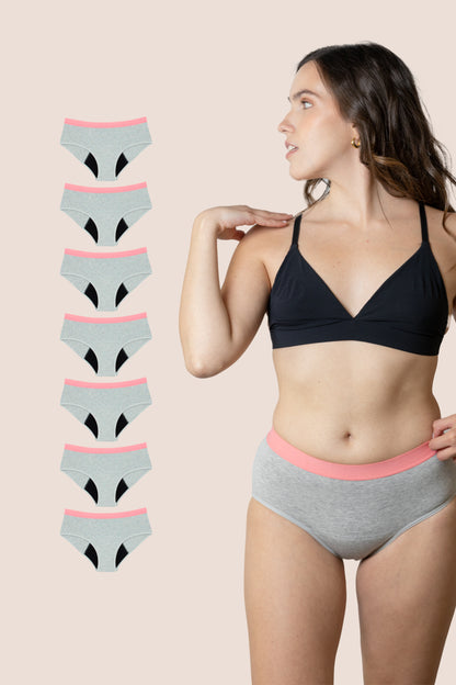 BRAGA CLASICA GRIS NINA PACK 7