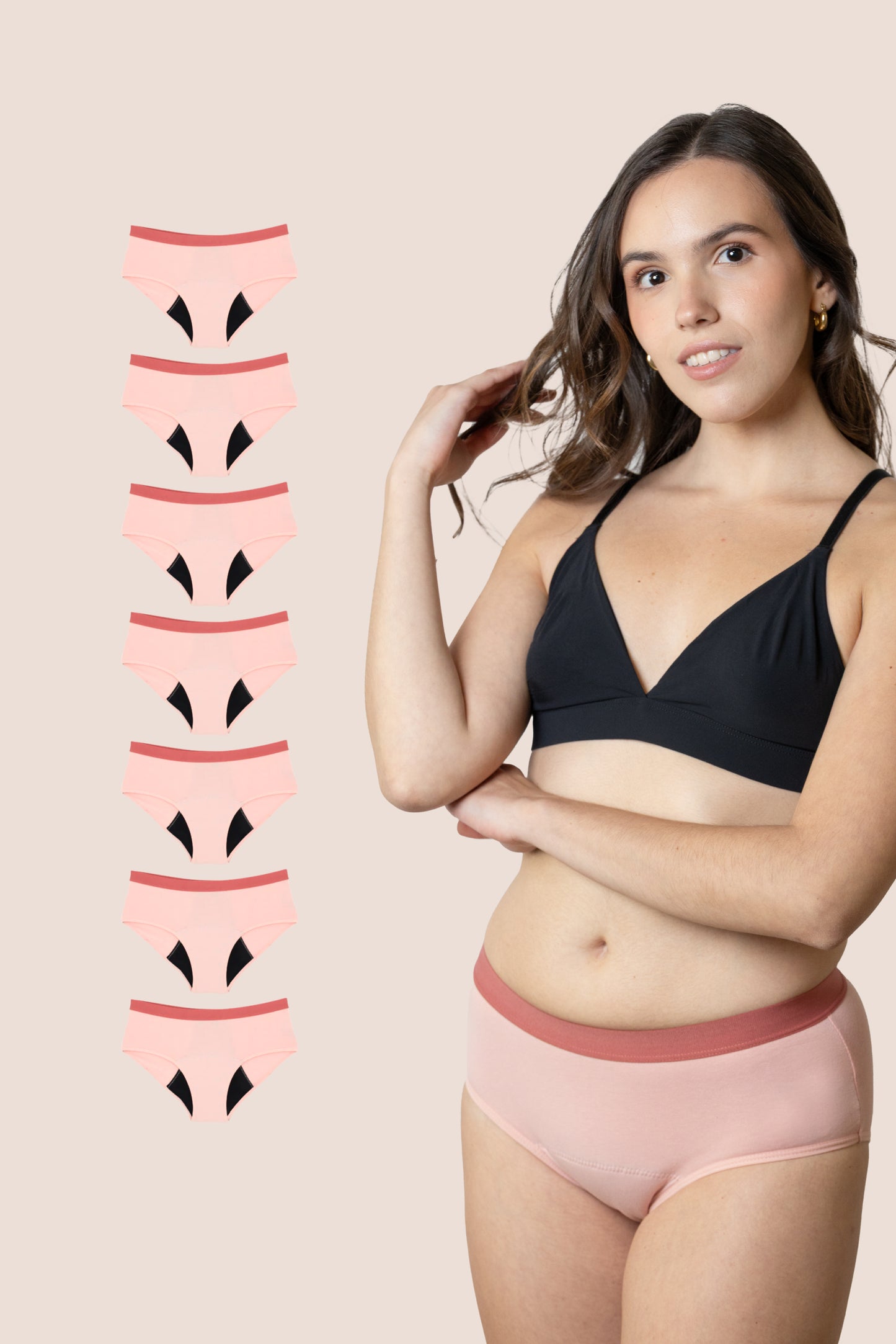 BRAGA CLASICA ROSA NINA PACK 7