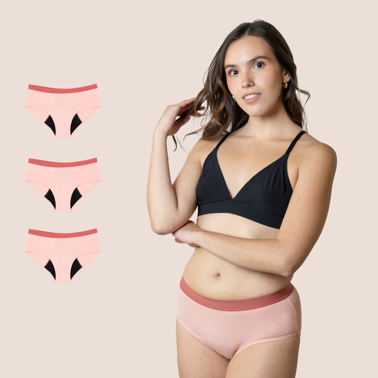 BRAGA CLASICA ROSA NINA PACK 3