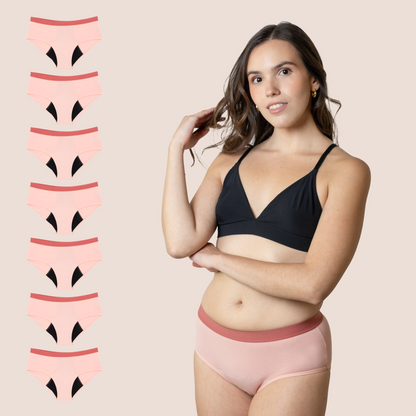 BRAGA CLASICA ROSA NINA PACK 7