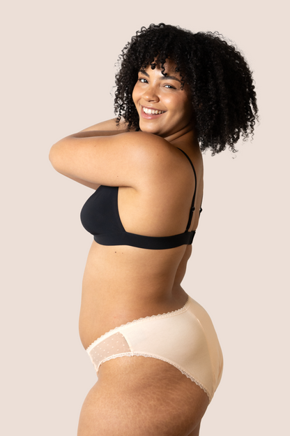 BRAGA CON TRANSPARENCIA BEIGE LADO GENERAL