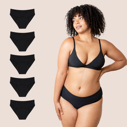 BRAGA INCONTINENCIA NEGRA PACK 5