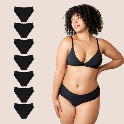 BRAGA INCONTINENCIA NEGRA PACK 7