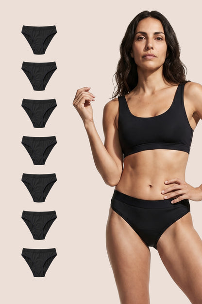 BRAGA MENSTRUAL MUJER SPORT PACK7 GENERAL