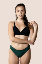 Bragas Menstruales para niñas | Sin Costuras | Verde