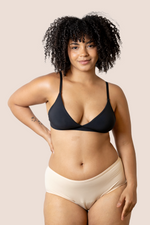 Bragas Menstruales | Tiro Alto | Beige