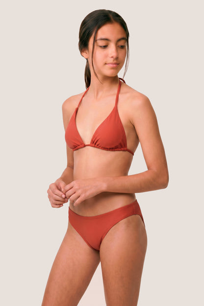 Bikini Menstrual Niña Coral Lado Clasico General