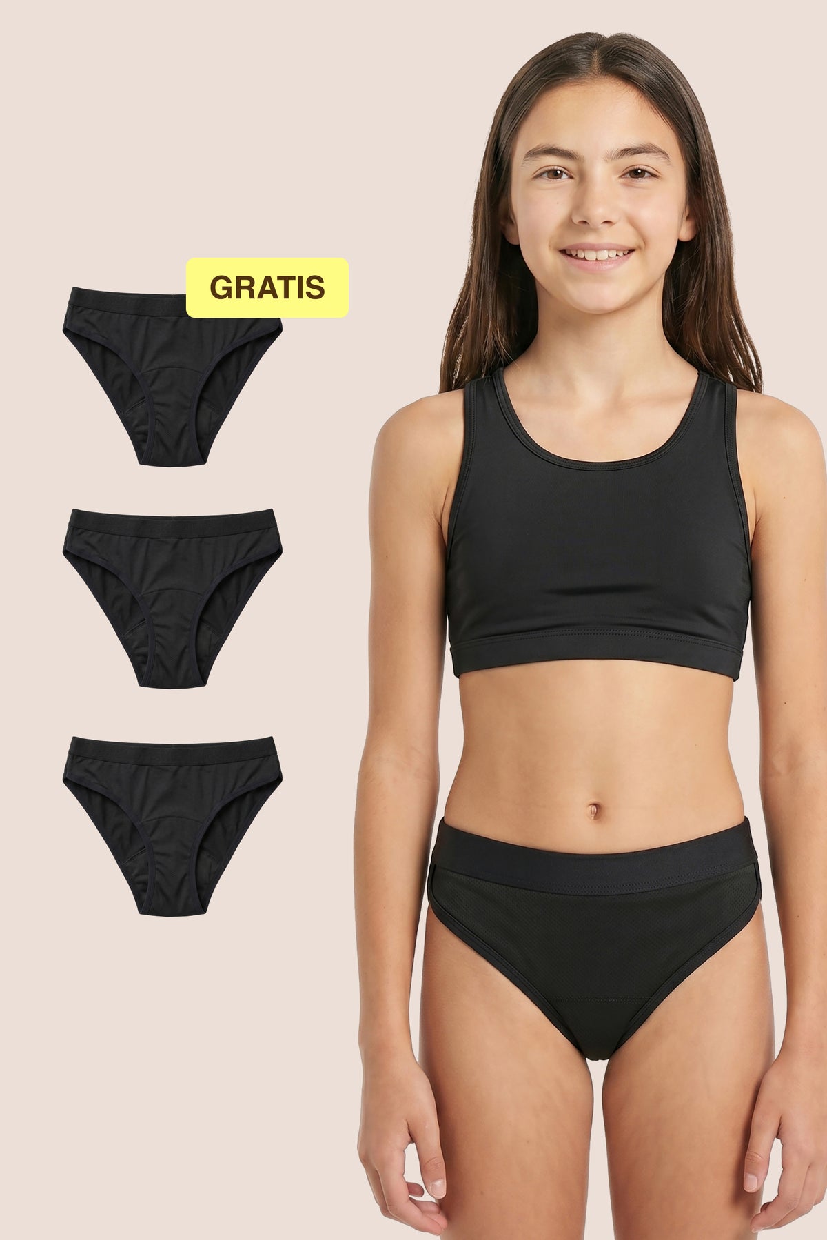 Bragas Menstruales para niñas | Sport