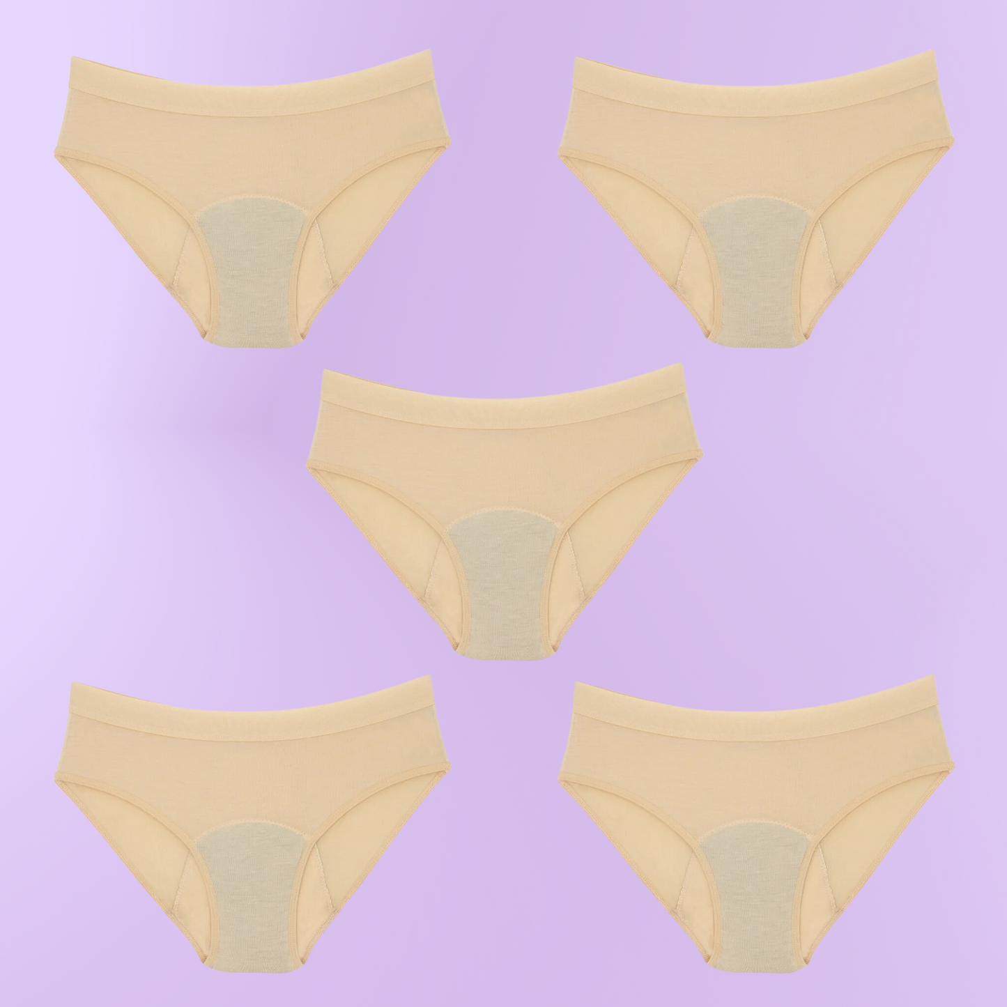 Bragas Menstruales para niñas Clásicas | Beige