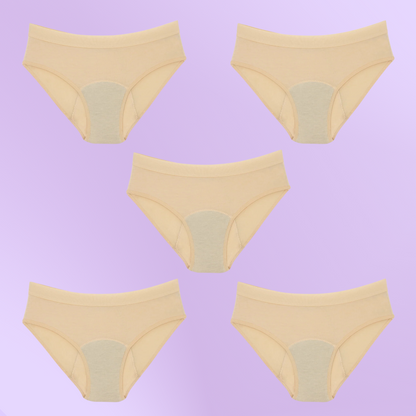 Bragas Menstruales Clásicas | Beige