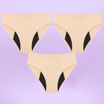 Bragas para Incontinencia Sin Costuras | Beige