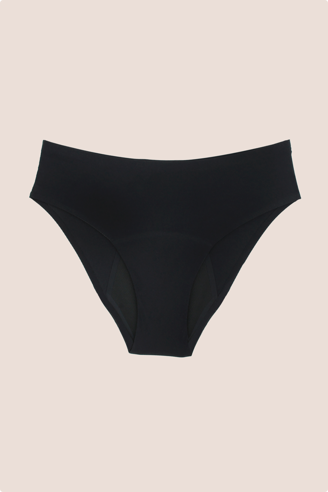 BRAGA TIRO ALTO SIN COSTURAS NEGRA CLOSE UP GENERAL