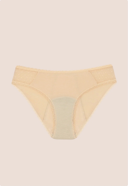 BRAGA CON TRANSPARENCIA BEIGE CLOSE UP GENERAL