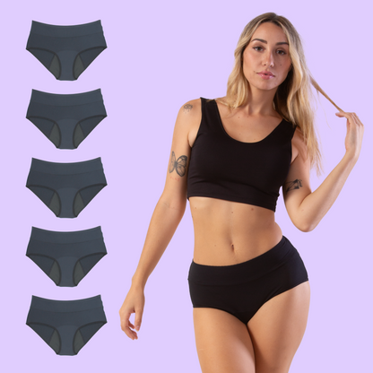 transpirable panties pack 5