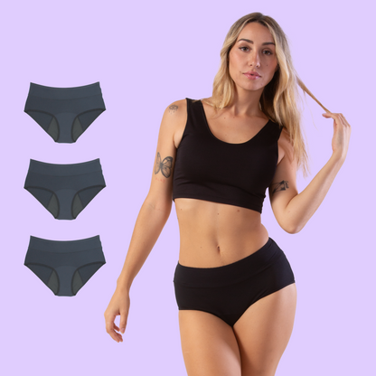 transpirable panties pack 3