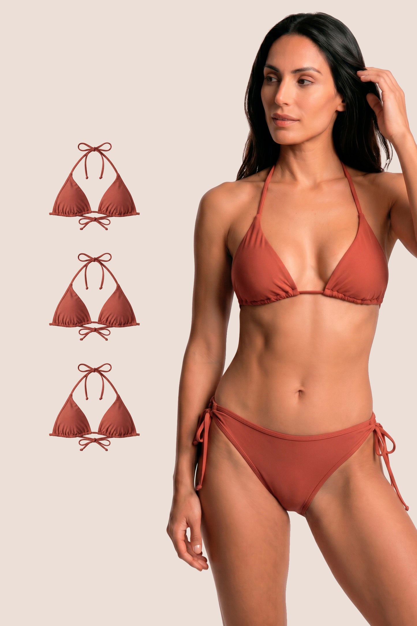 Top Mujer Coral Pack 3 General